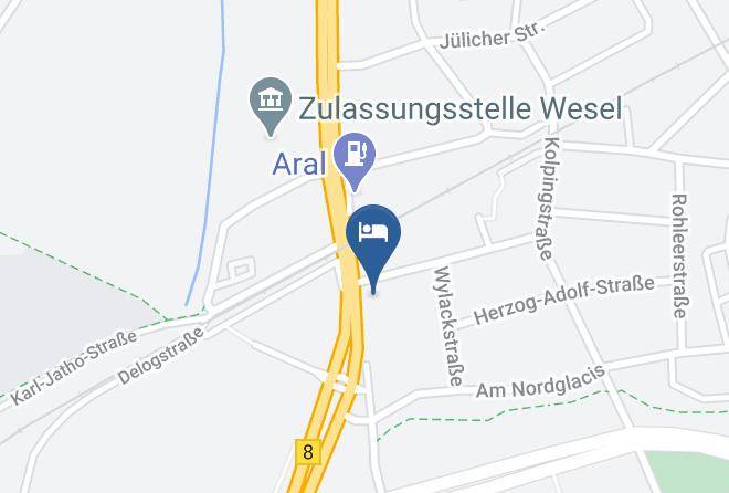Wesel - Hotel Zur Aue Maps
