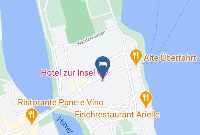 Potsdam Mittelmark - Hotel Zur Insel Maps