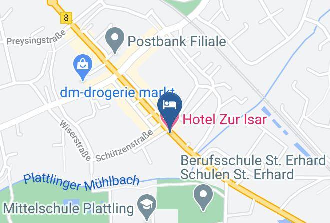 Deggendorf - Hotel Zur Isar Maps