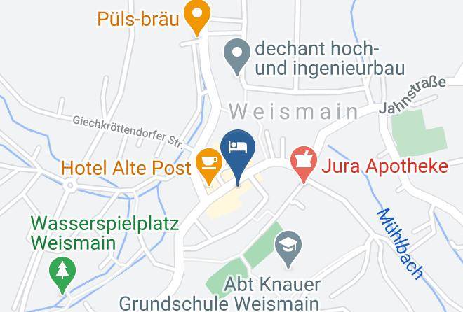 Lichtenfels - Hotel Zur Krone Maps
