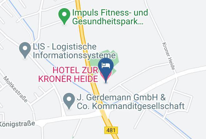 Steinfurt - Hotel Zur Kroner Heide Maps