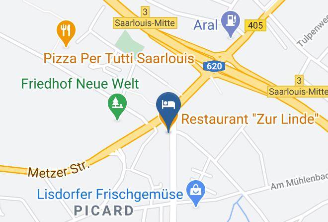Saarlouis - Hotel Zur Linde Maps