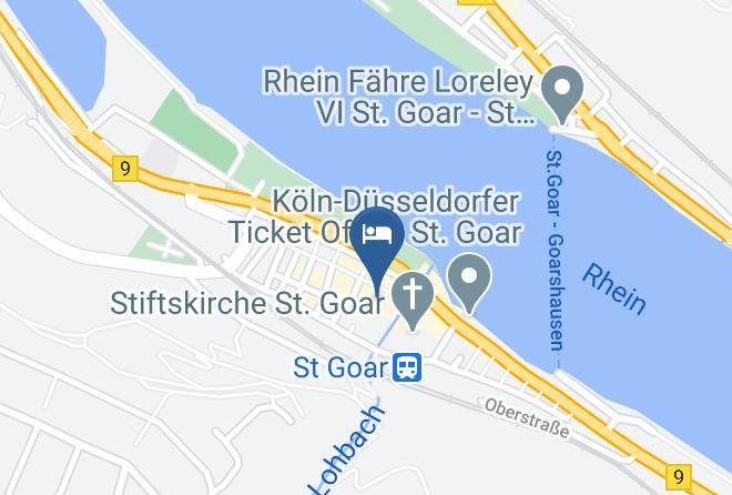 Rhein Hunsruck Kreis - Hotel & Restaurant Zur Loreley Maps