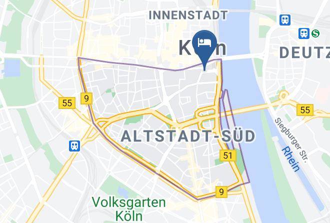 Cologne - Hotel Zur Malzmuhle Maps