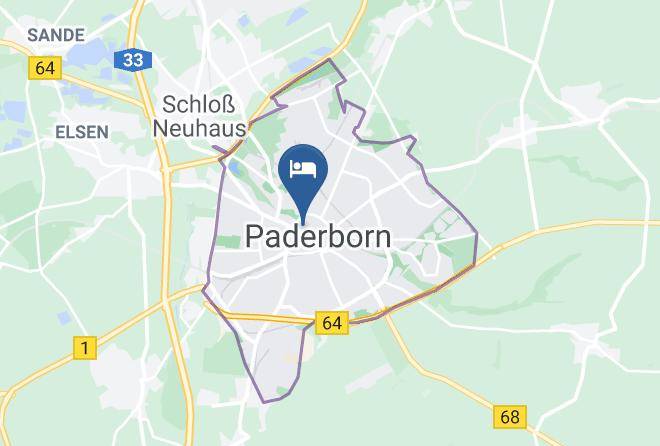 Paderborn - Hotel Zur Muhle Maps