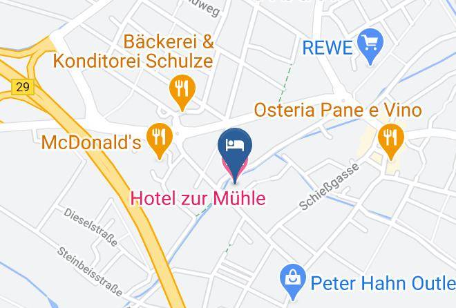 Rems Murr Kreis - Hotel Zur Muhle Maps