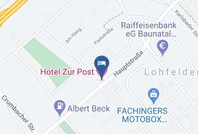 Hotel Zur Post Map