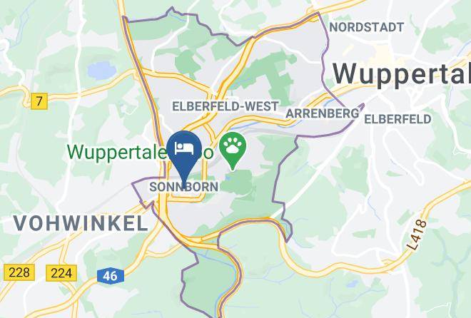 Wuppertal - Hotel Zur Rutenbeck Maps