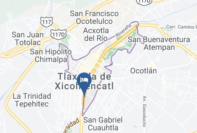 Tlaxcala De Xicohtencatl San Isidro - Hotel Zurbaran Maps