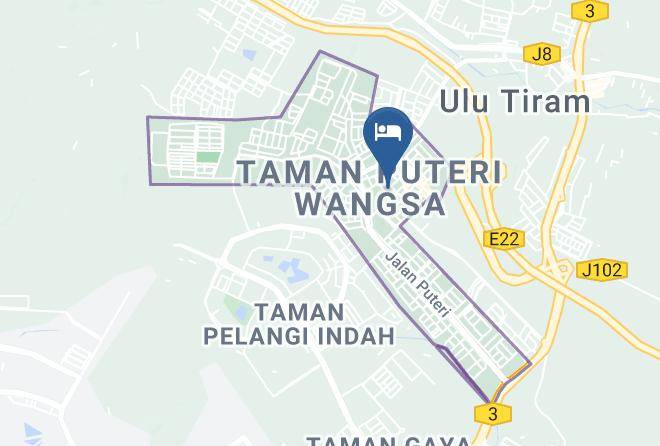 Johor Bahru - Hotel101 Maps