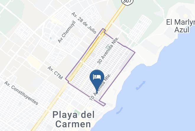 Solidaridad - Hotel52 Playa Del Carmen Maps