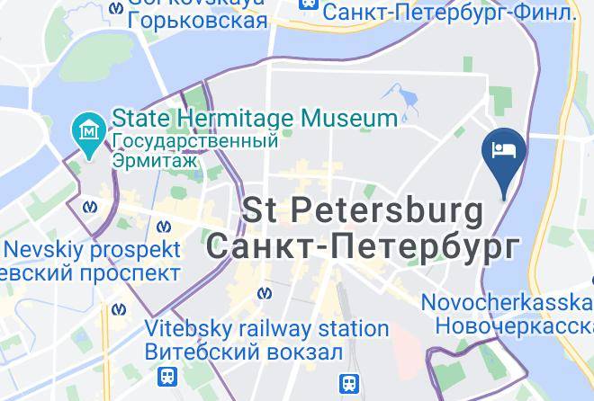 Saint Petersburg - Hotelbagration Maps