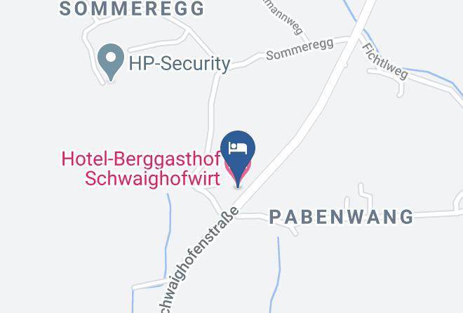 Salzburg Umgebung - Hotel Berggasthof Schwaighofwirt Maps