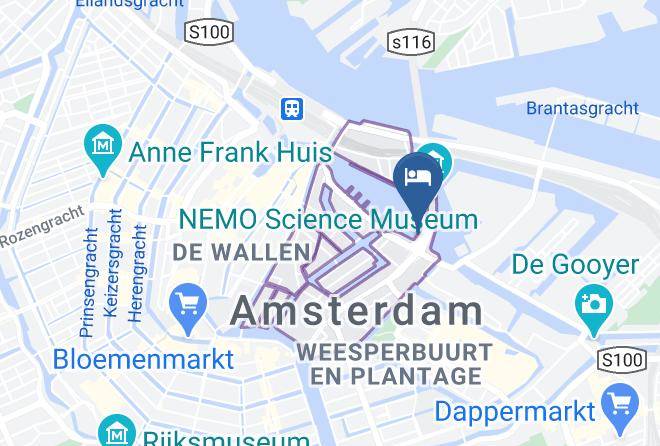 Amsterdam - Hotelboat Allure Maps
