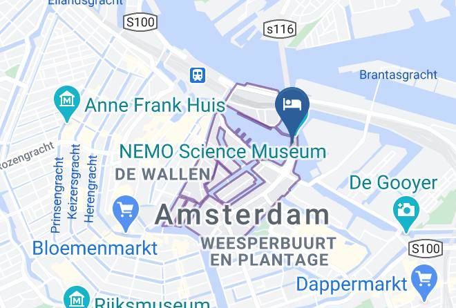 Amsterdam - Hotelboot Iris Maps