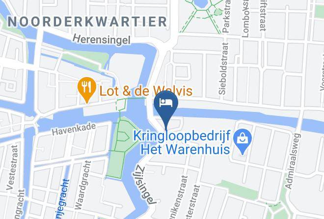 Leiden - Hotelboot Orca Leiden Maps