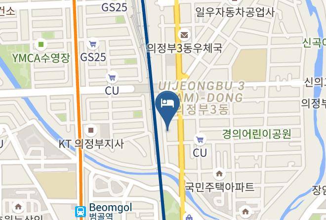 Uijeongbusi - Hotelbum Maps