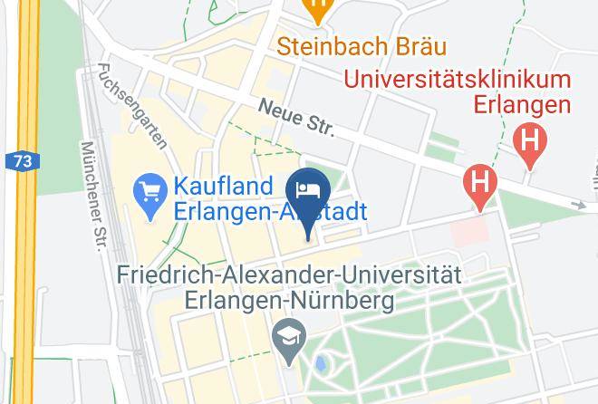 Erlangen - Hotelchen Am Theater Maps