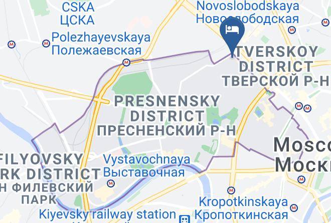 Moscow - Hotelclockbelorusskaya Maps