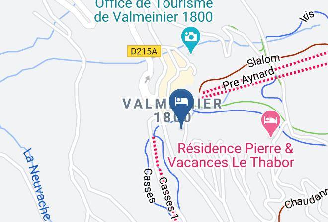 Savoie - Hotel Club Les Carrettes Maps
