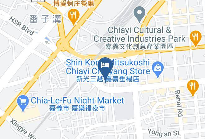 Chiayi City - Hotelday+ Chiayi Maps