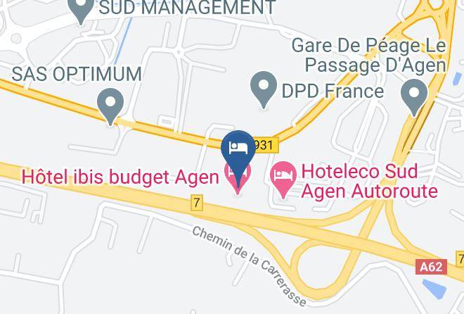 Lot Et Garonne - Hoteleco Sud Agen Autoroute Maps