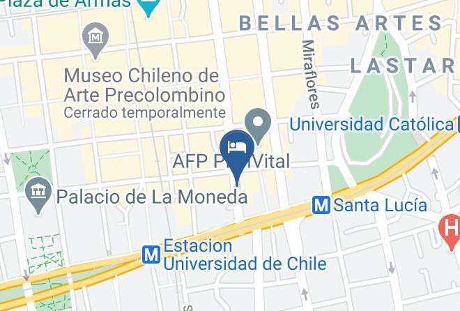 Santiago - Hotelera Y Turismo Maps