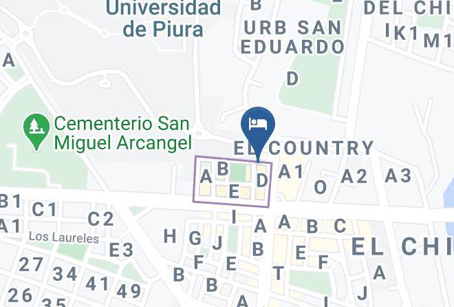 Piura - Hoteleria La Coruna Maps