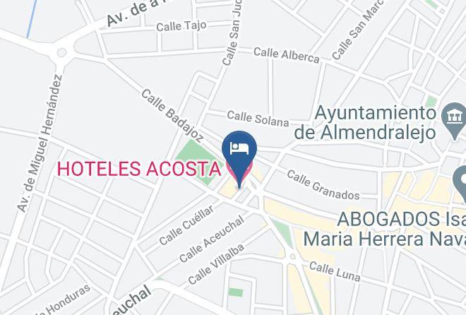 Hoteles Acosta Map