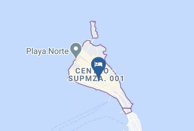 Isla Mujeres - Hoteles Berny Maps