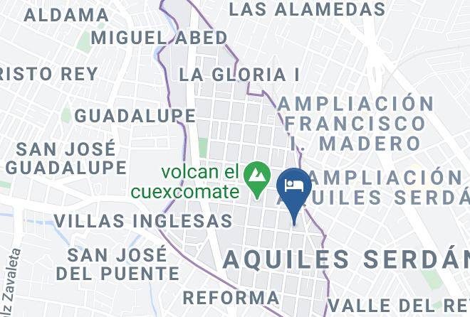 Puebla La Libertad - Hoteles Con Angel De Puebla Maps