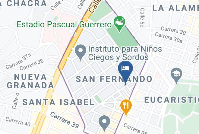 Cali - Hoteles En Cali Hotel Siglo 21 Maps