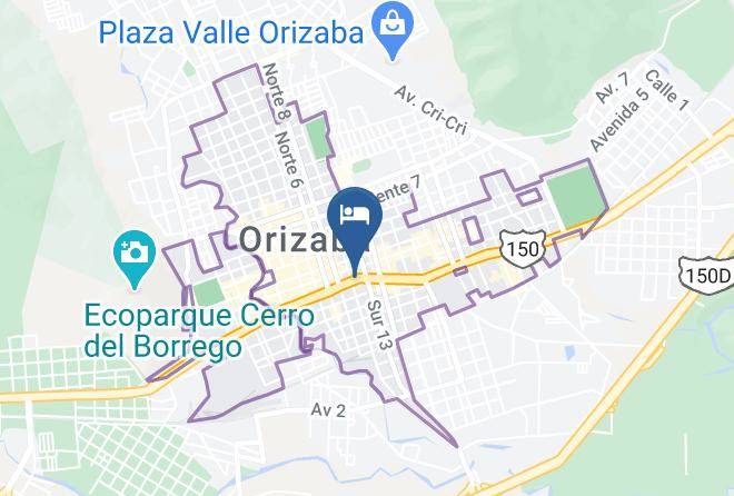 Orizaba - Hoteles Haus Express Maps