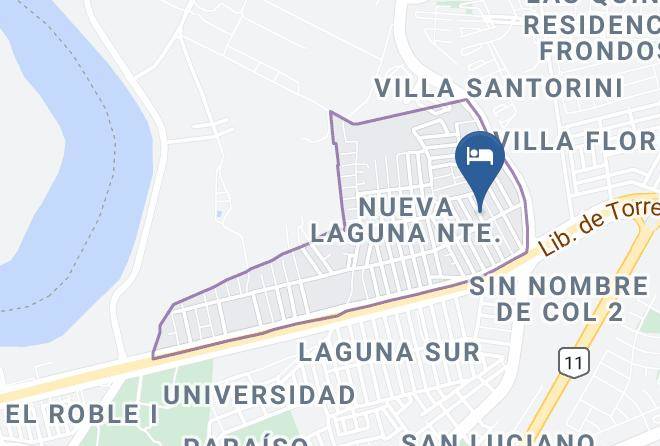 Torreon - Hoteles La Catedral Torreon Maps