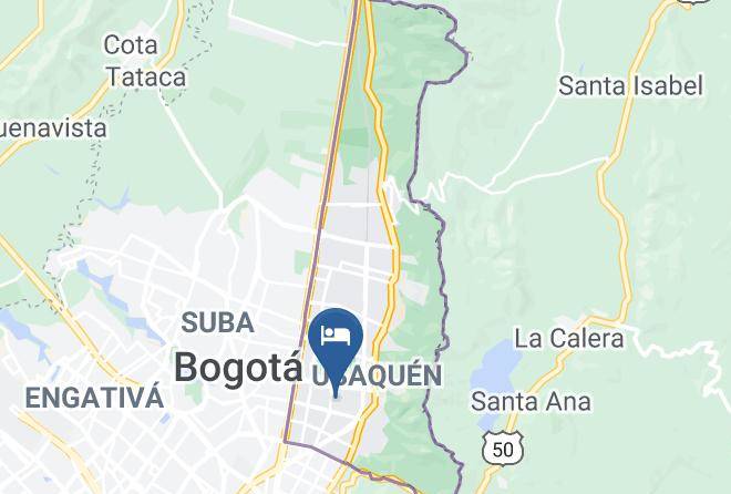 Hoteles Le Manoir Egina Bogota Map