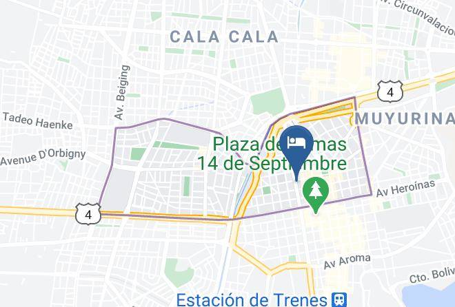 Cercado - Hoteles Maison Fiori Maps