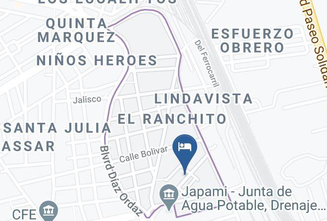 Hoteles Metropolitan Map