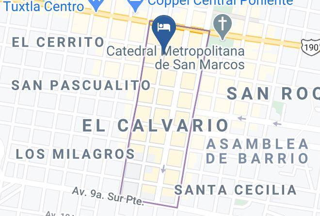 Tuxtla Gutierrez - Hoteles M&g Maps