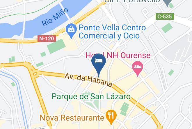 Ourense - Hoteles Ourense Maps