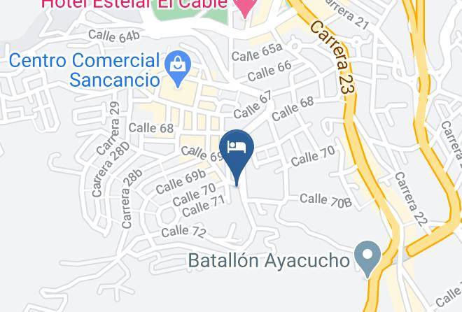 Manizales - Portico Concept Hotel Maps