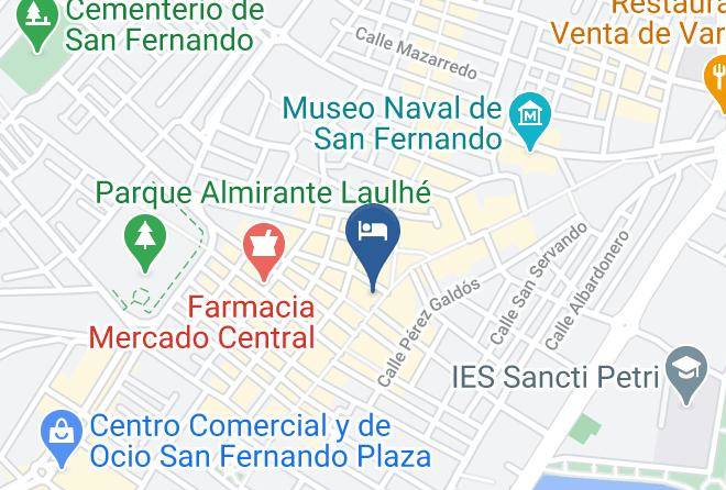 Cadiz - Hoteles Roma San Fernando Maps