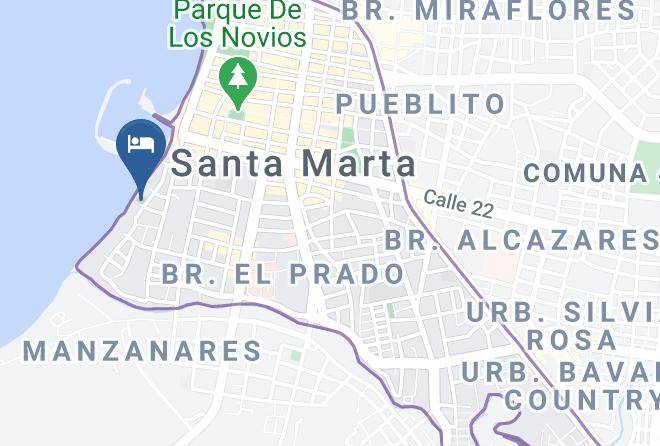 Santa Marta - Hoteles Spanic Maps
