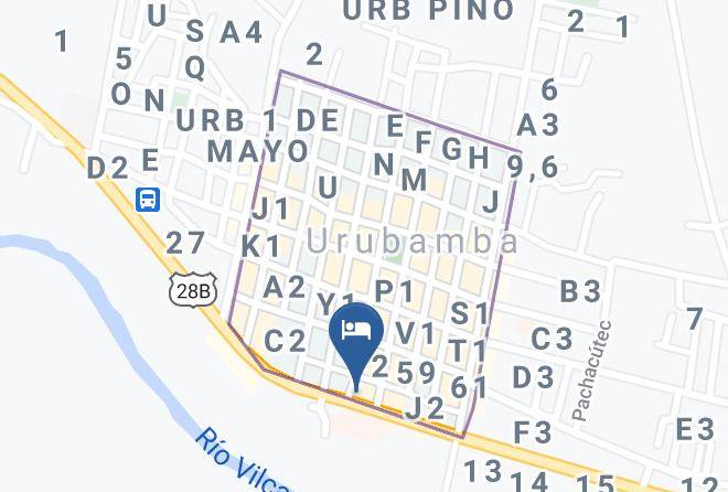 Urubamba - Hoteles Tornado Maps