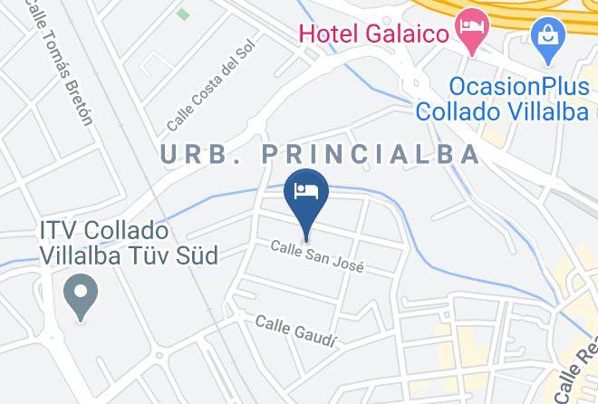 Madrid - Hoteles Y Pesiones Maps