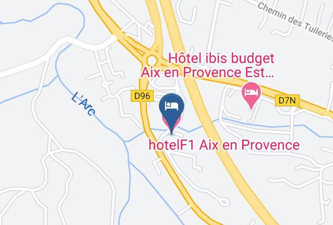 Bouches Du Rhone - Hotelf1 Aix En Provence Maps