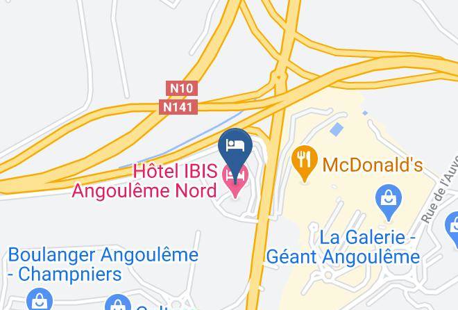 Charente - Hotelf1 Angouleme Maps