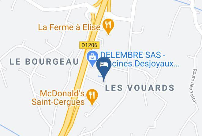 Haute Savoie - Hotelf1 Annemasse Maps