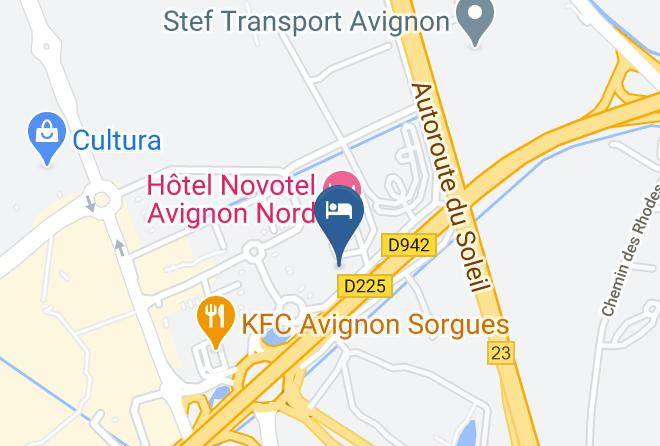 Vaucluse - Hotelf1 Avignon Nord Maps