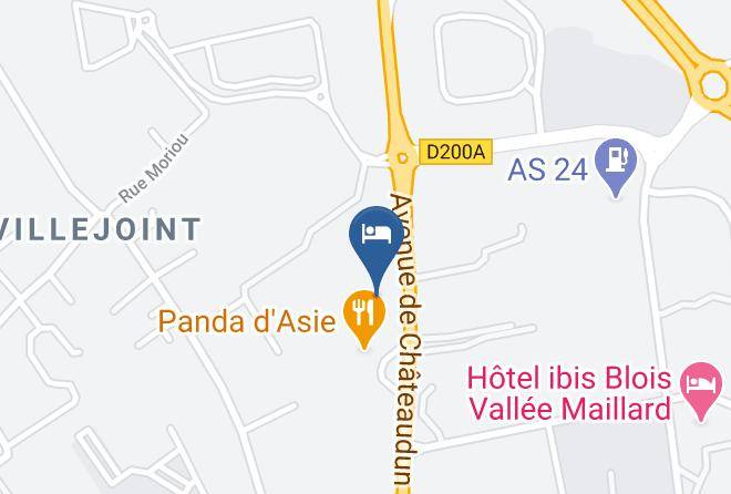 Hotelf1 Blois Nord Map