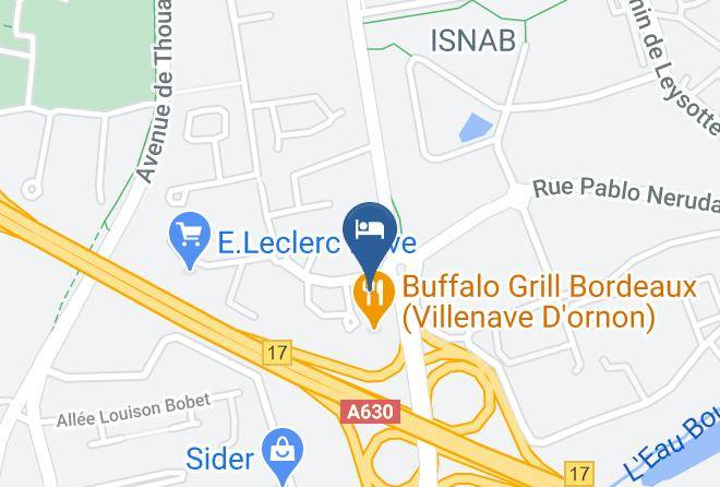 Gironde - Hotelf1 Bordeaux Sud Villenave D'ornon Maps